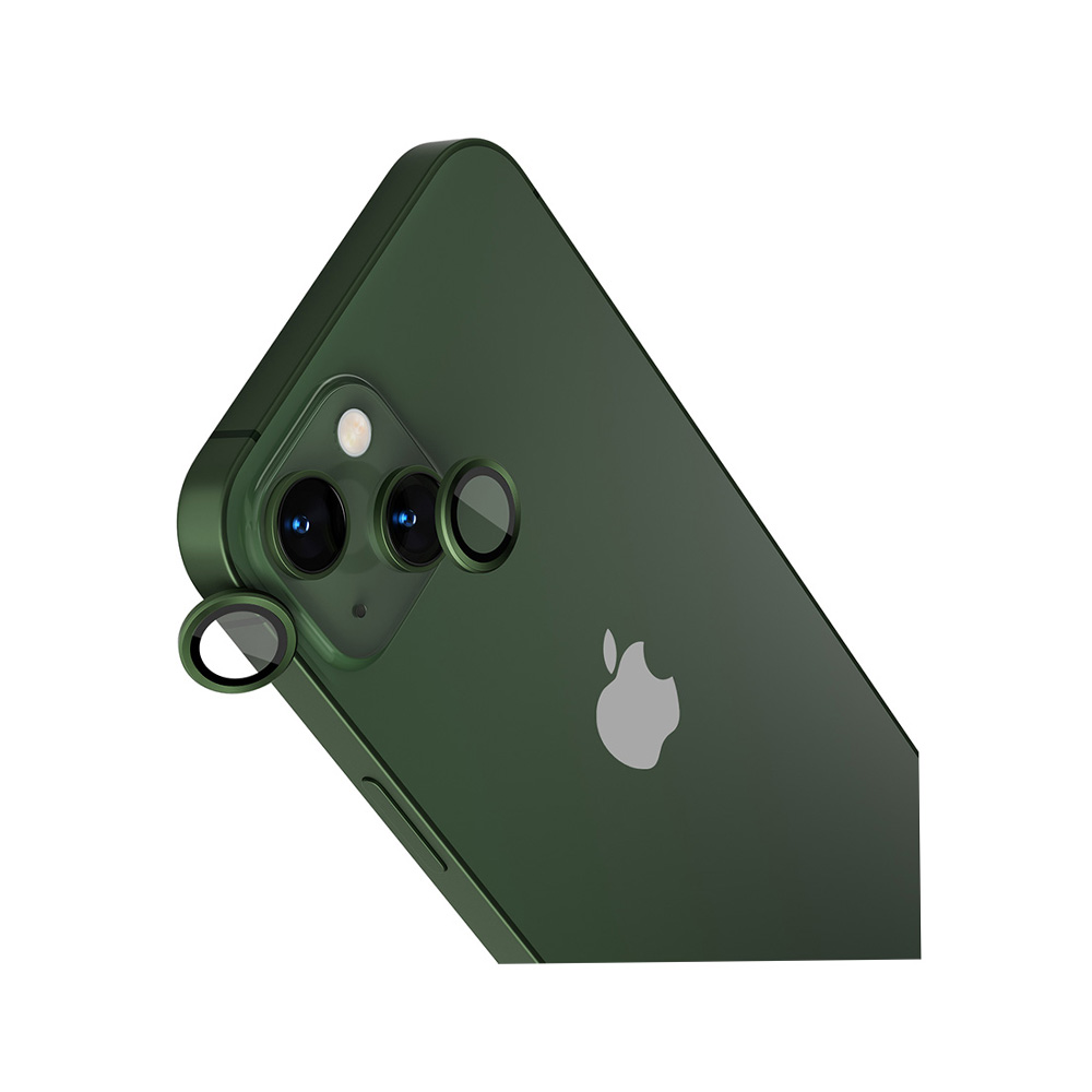 กันรอยเลนส์กล้อง AMAZINGthing ฟิล์ม Camera Lens iPhone 13 /13 Mini Green