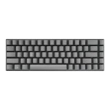 คีย์บอร์ดเกมมิ่ง Tsunami Gaming Keyboard MK-68 Cement Gray Blue Switch