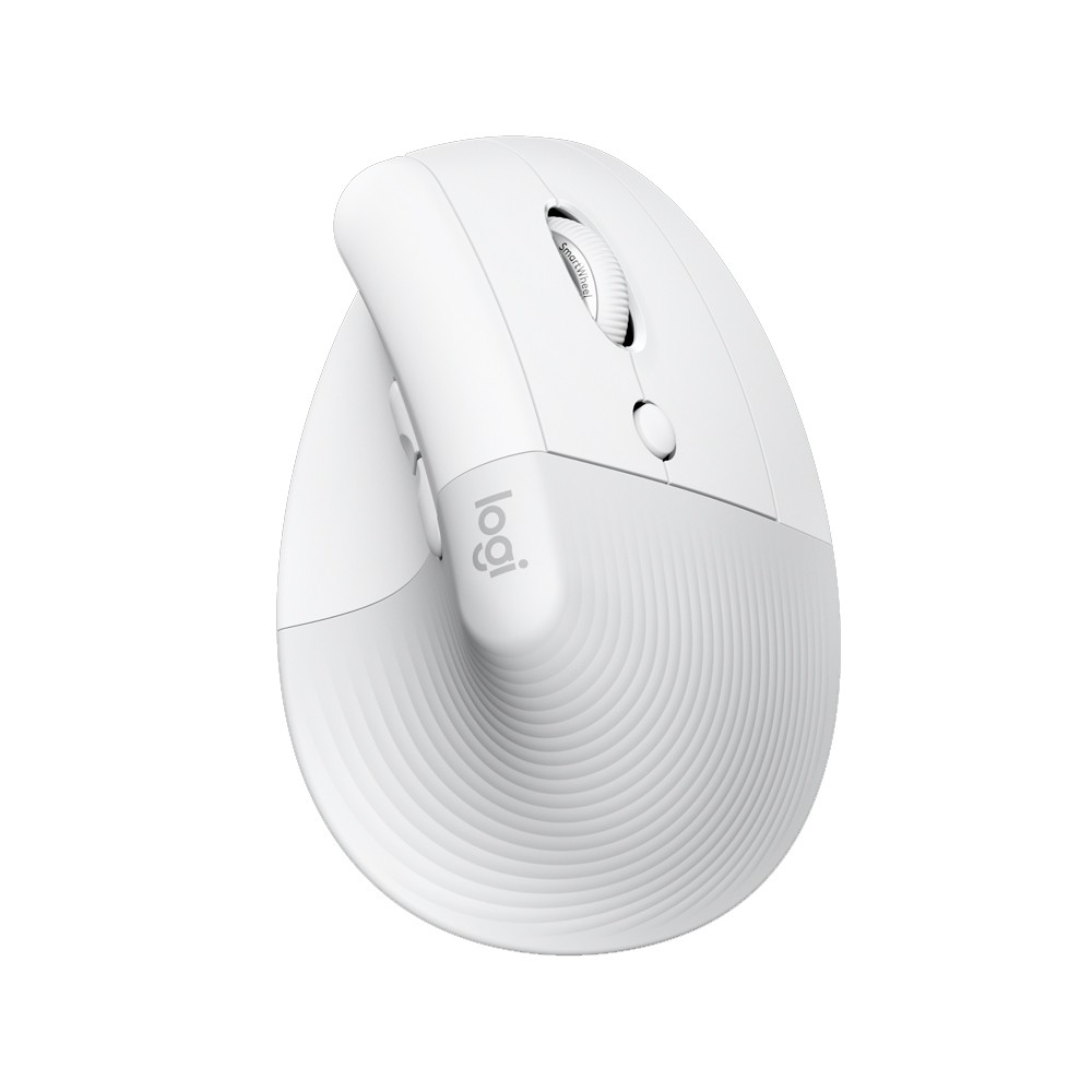 เมาส์ไร้สาย Logitech Bluetooth Vertical Mouse Lift Pale Grey