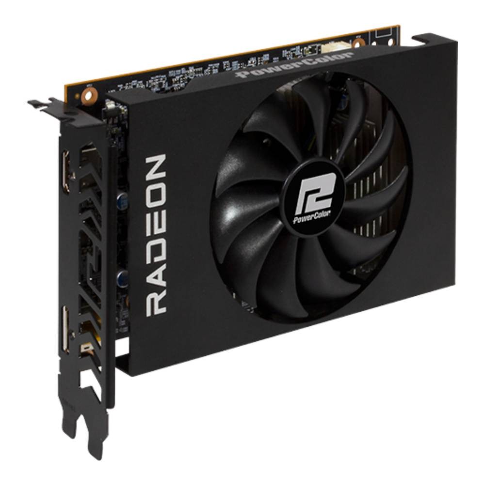 กราฟฟิคการ์ด Power Color VGA AMD Radeon RX 6400 ITX 4GB GDDR6 64-bit