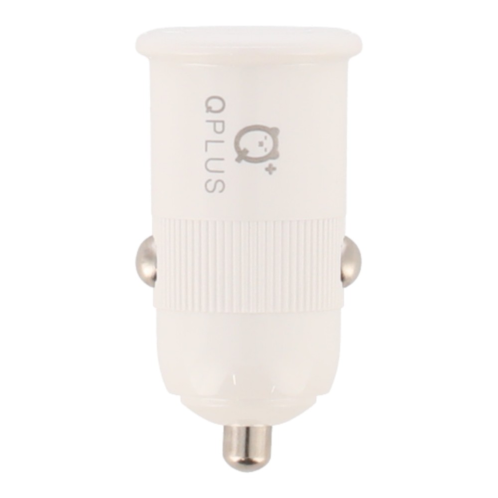 ที่ชาร์จแบตในรถ QPLUS 2 USB-A (3.1A) White