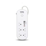 ปลั๊กไฟ VOX Nova iOT 1 Switch 5 Outlet 2 USB 1 Type-C 1 PD20W Fast Charge 3M.