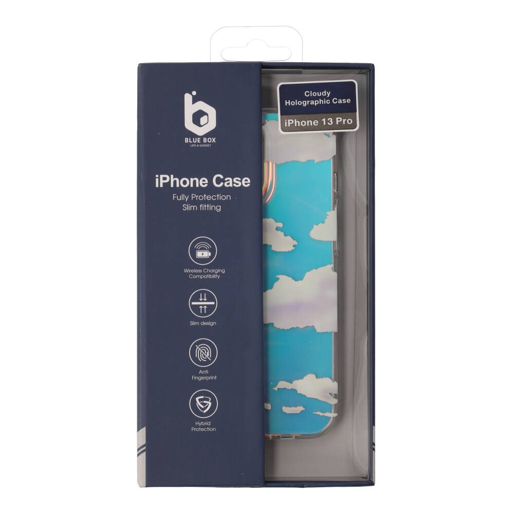 เคสไอโฟน Blue Box Cloudy Holographic for iPhone 13 Pro