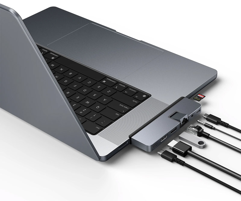 HyperDrive DUO 7-in-2 Per MacBook: Hub USB-C Con HDMI 4K, Ricarica Rapida E Porte Extra Per Lavorare E Divertirti