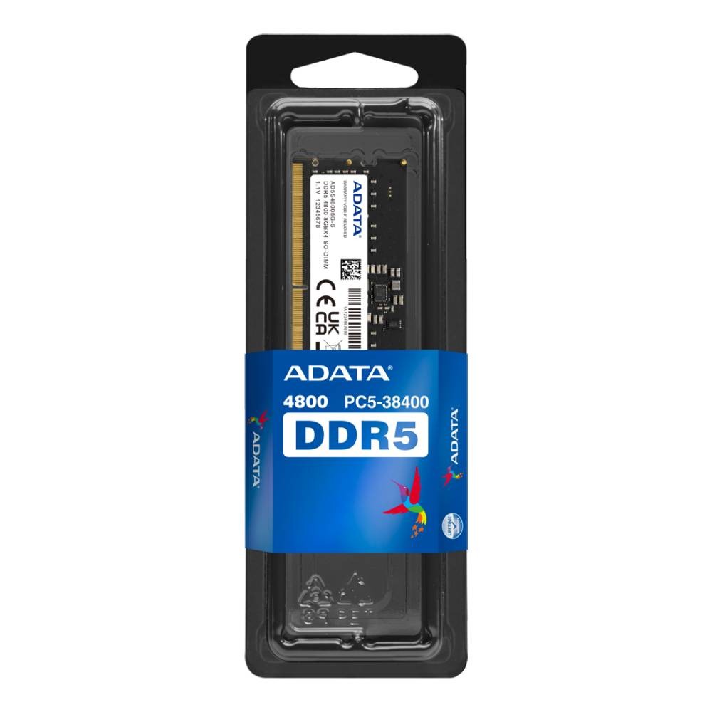 แรมโน้ตบุ๊ค ADATA Ram Notebook DDR5 8GB/4800MHz.CL40 (8GBx1) SO-DIMM