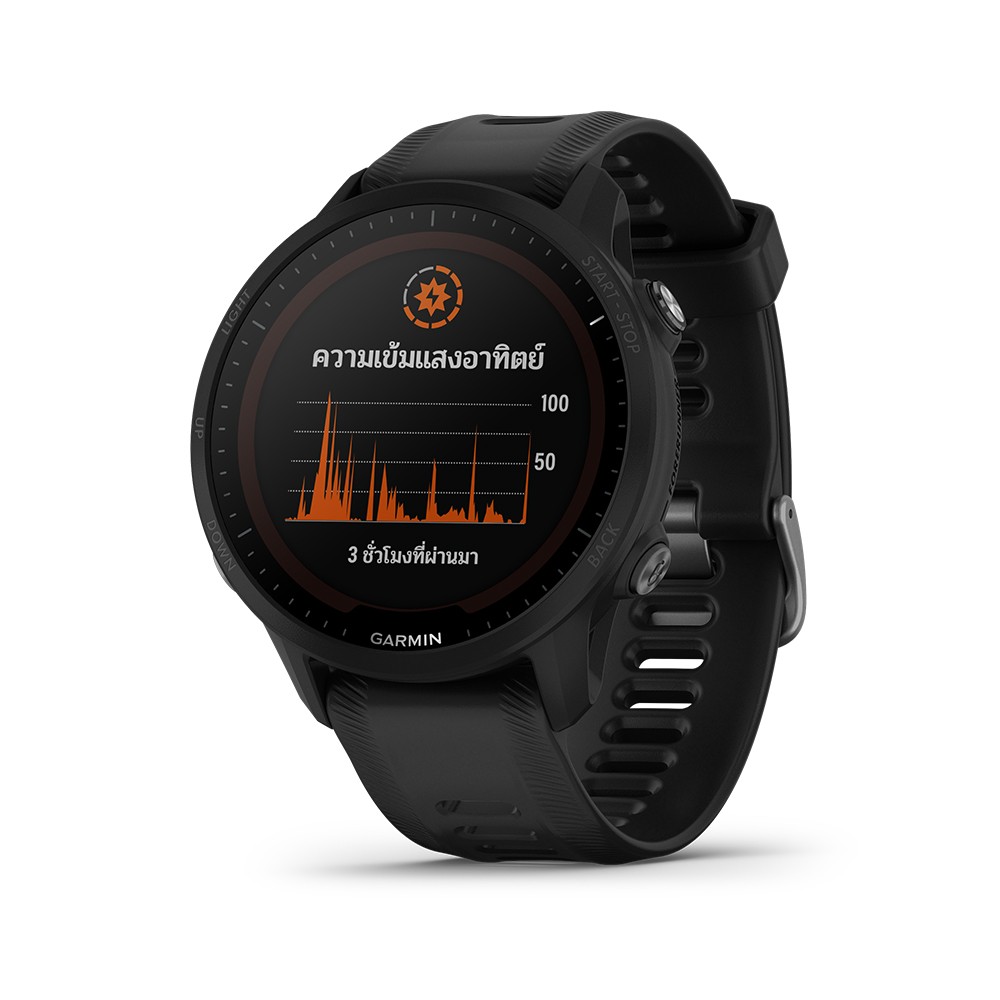 สมาร์ทวอทช์ Garmin Forerunner 955 Solar Black (RB)