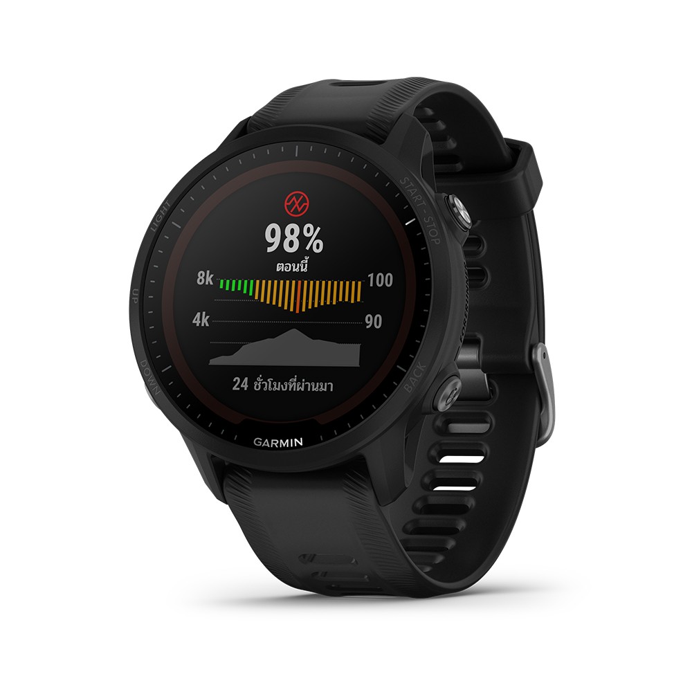 สมาร์ทวอทช์ Garmin Forerunner 955 Solar Black (RB)