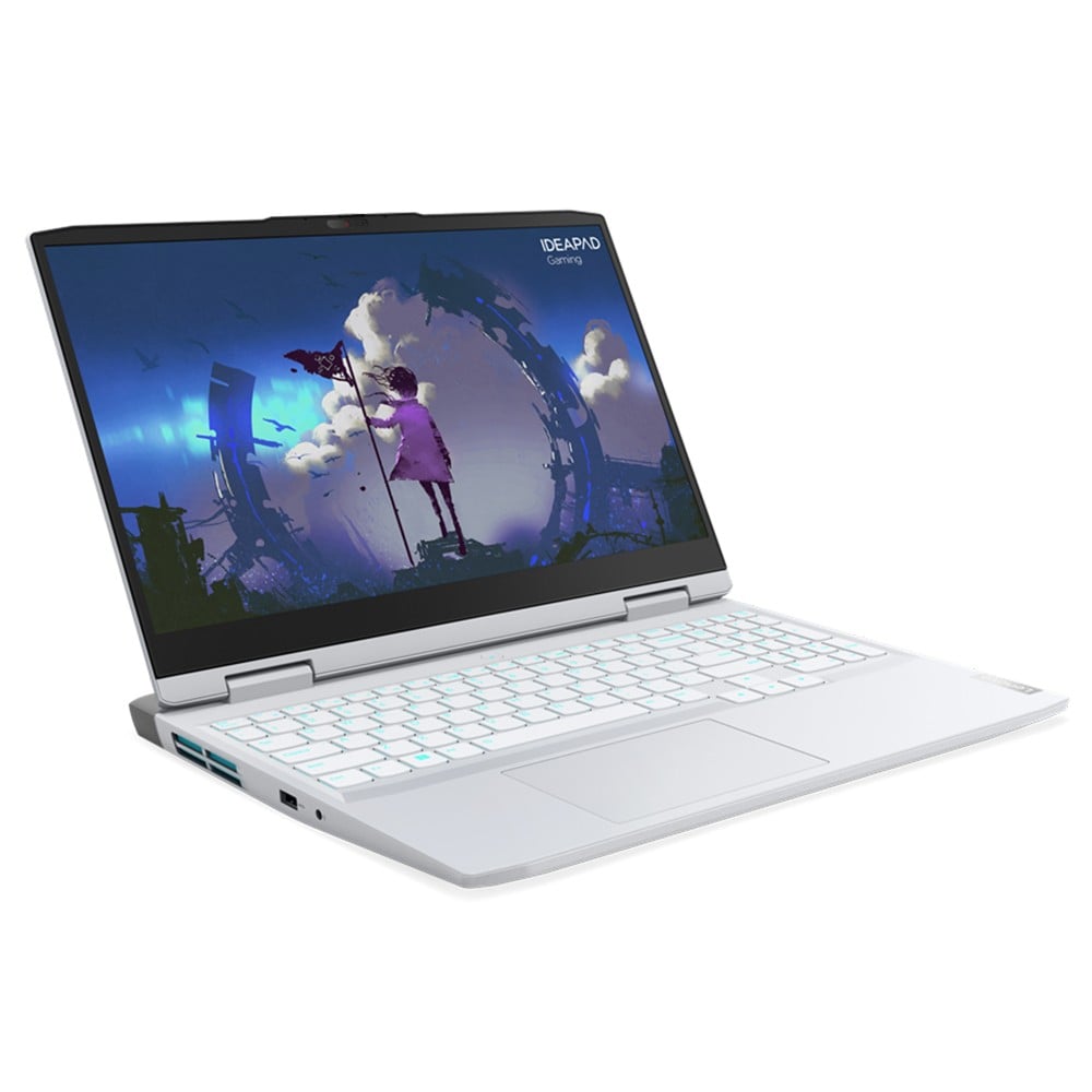 โน๊ตบุ๊คเกมมิ่ง Lenovo Notebook Ideapad Gaming 3 15iah7 82s9008uta Glacier White