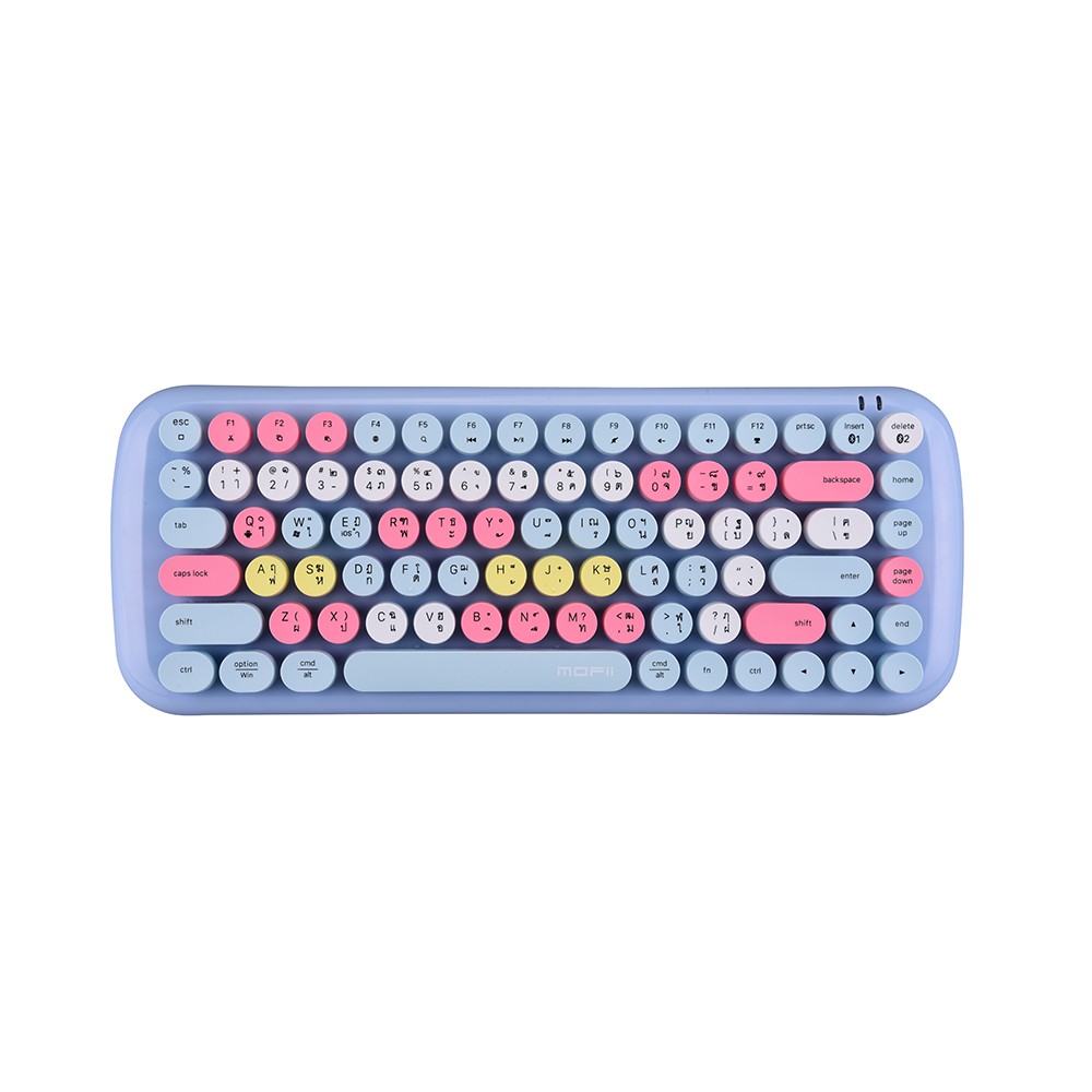 คีย์บอร์ด MOFii Bluetooth Keyboard Cotton Candy Mixed Blue (TH/EN)
