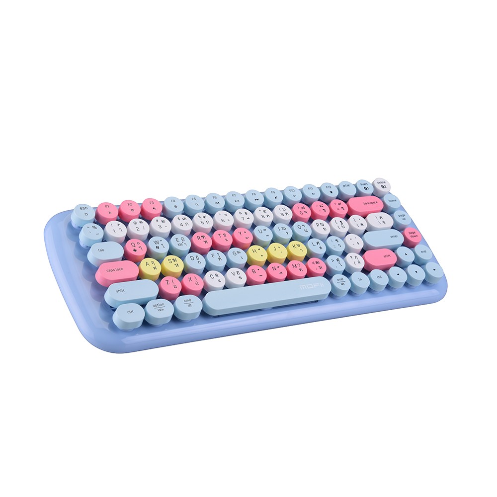 คีย์บอร์ด MOFii Bluetooth Keyboard Cotton Candy Mixed Blue (TH/EN)