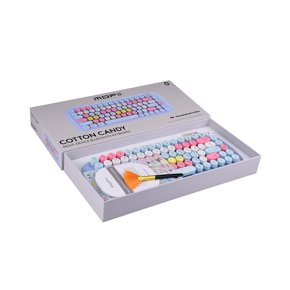 คีย์บอร์ด MOFii Bluetooth Keyboard Cotton Candy Mixed Blue (TH/EN)