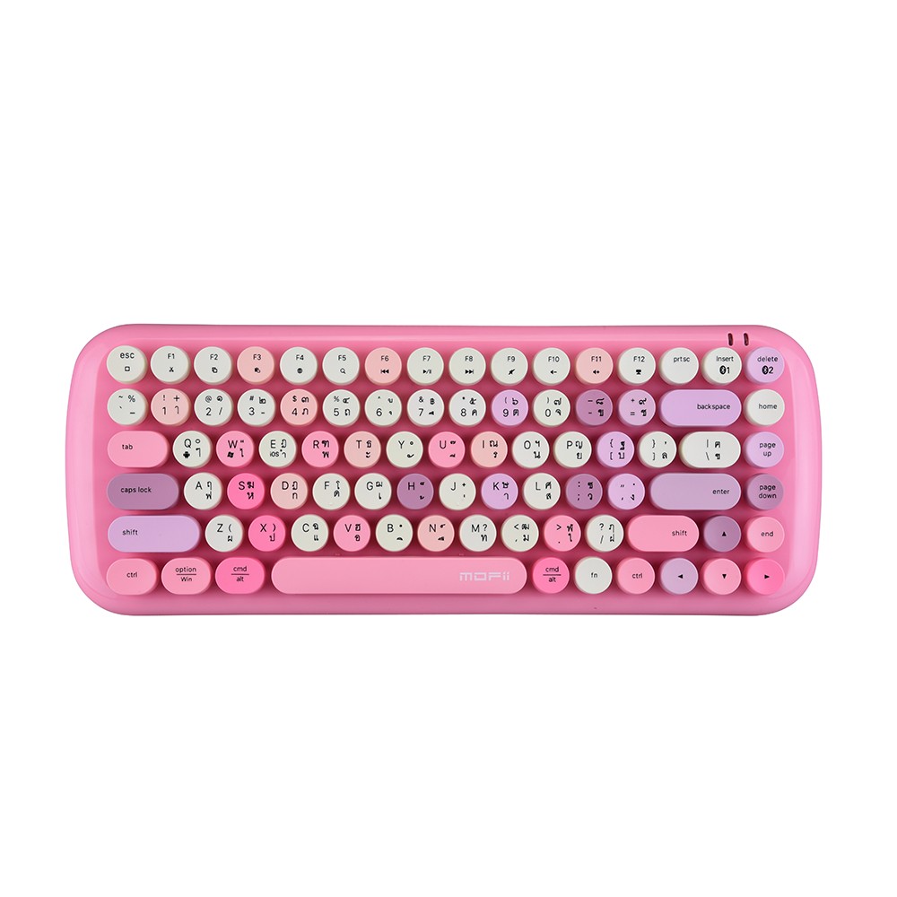คีย์บอร์ด MOFii Bluetooth Keyboard Cotton Candy Mixed Pink (TH/EN)