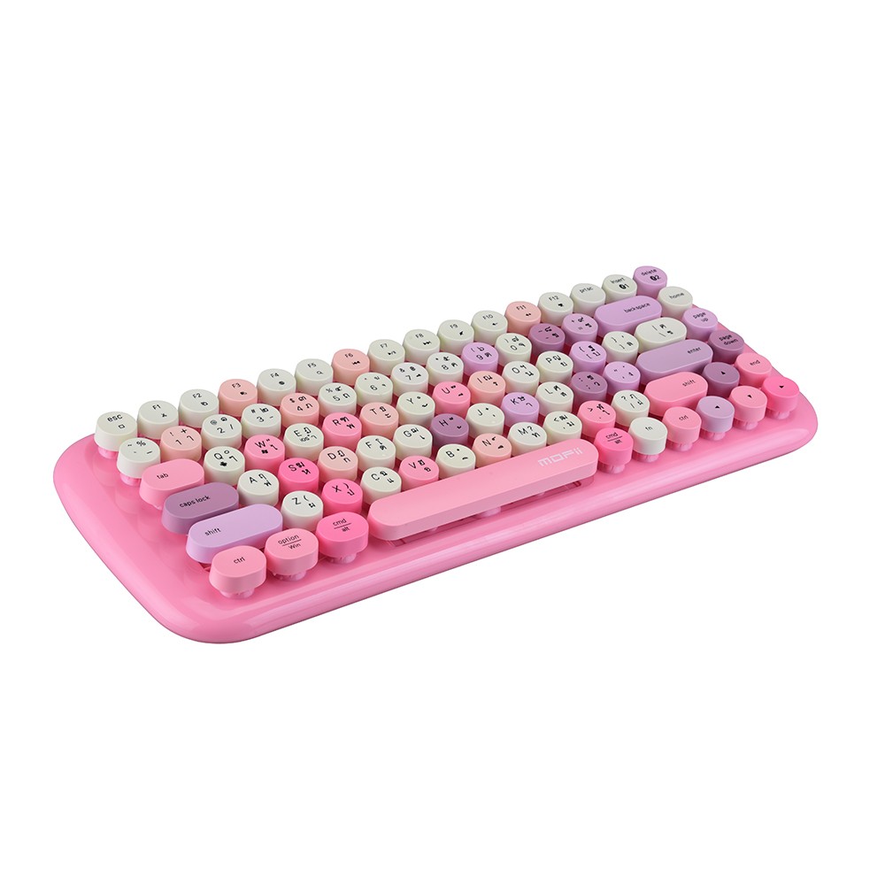 คีย์บอร์ด MOFii Bluetooth Keyboard Cotton Candy Mixed Pink (TH/EN)