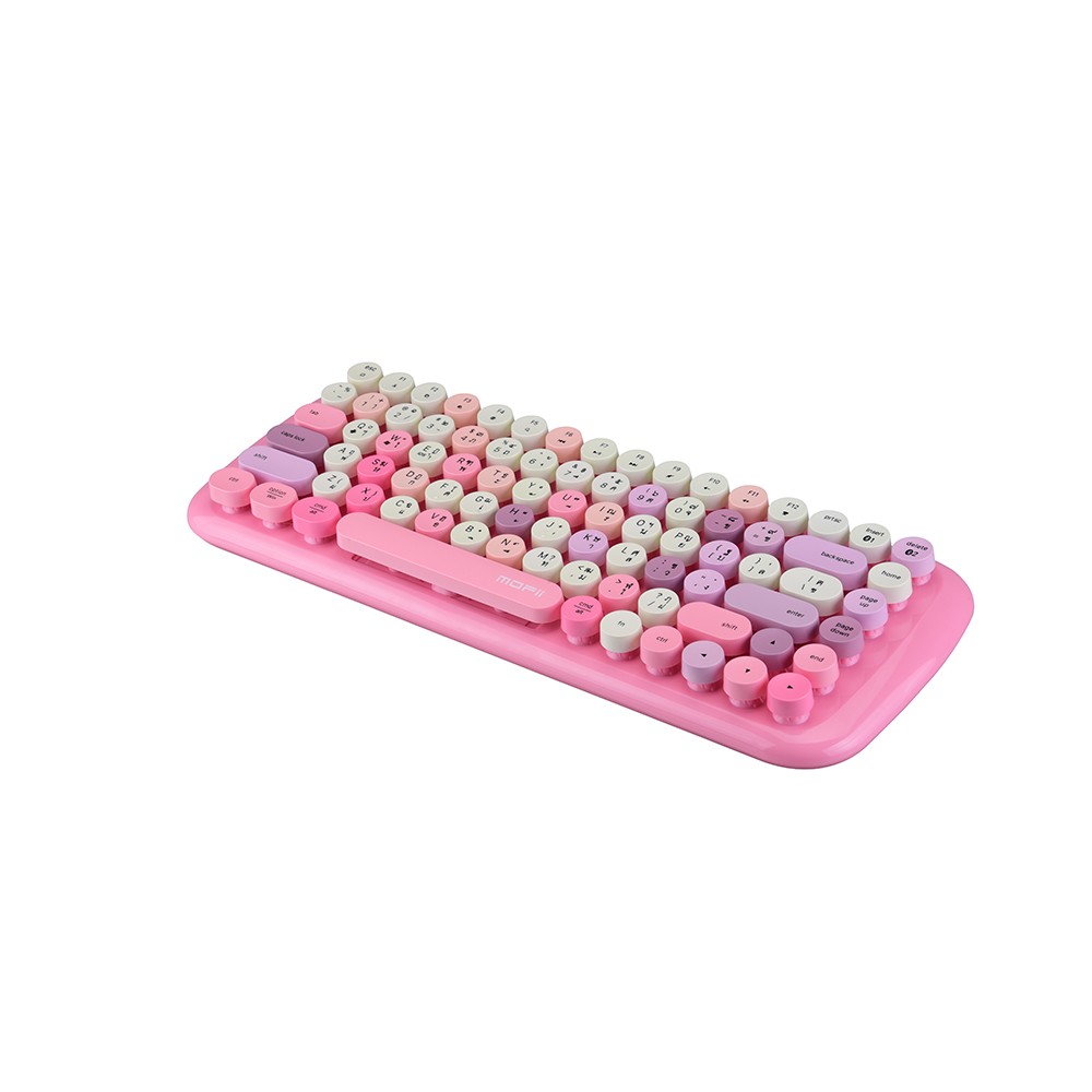 คีย์บอร์ด MOFii Bluetooth Keyboard Cotton Candy Mixed Pink (TH/EN)