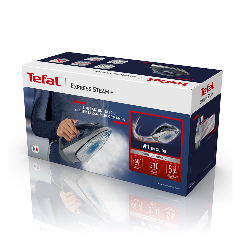 เตารีดไอน้ำ TEFAL 2600W รุ่น FV2883T0 Black
