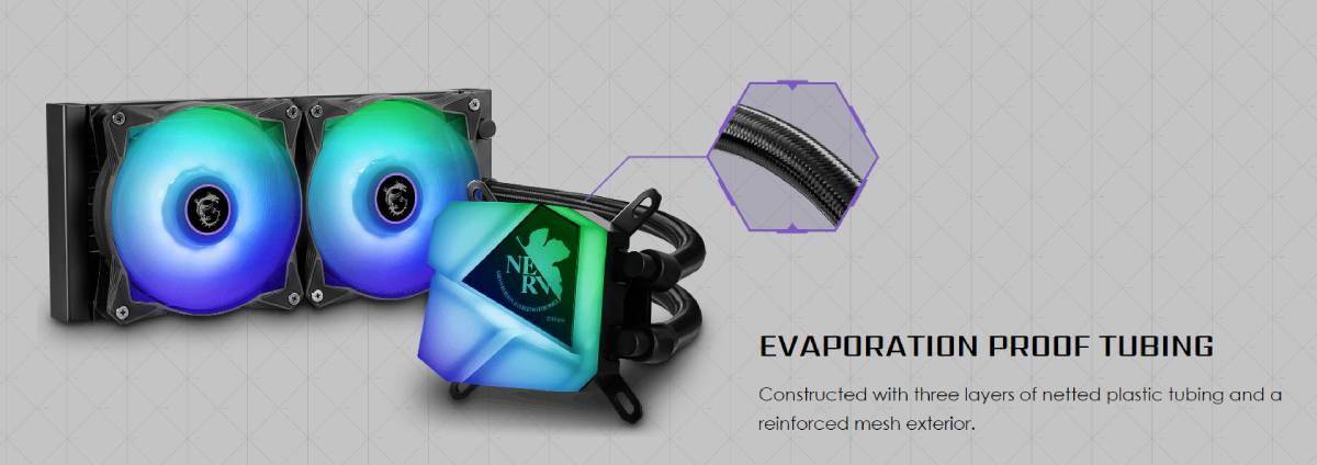 ชุดระบายความร้อนซีพียู MSI Liquid Cooling MAG CORELIQUID C240 EVA