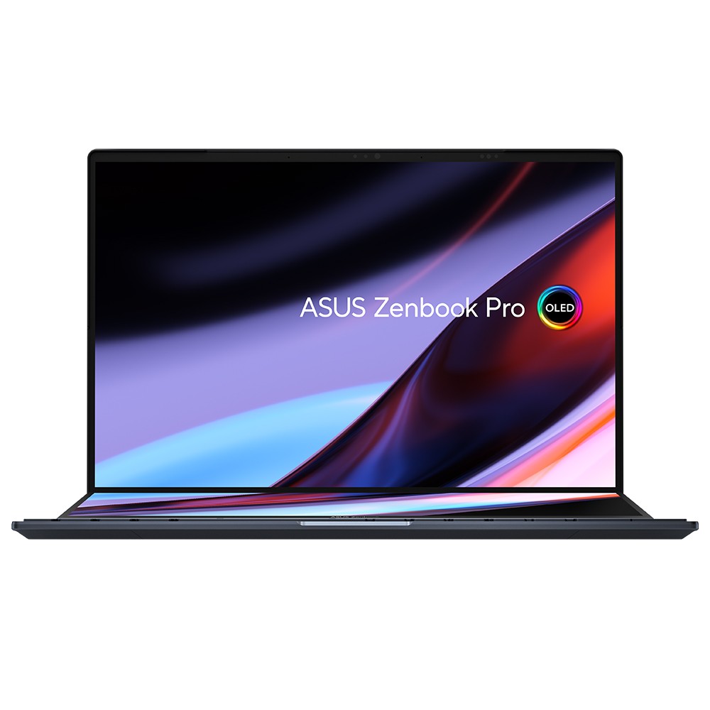 โน๊ตบุ๊ค Asus Zenbook Pro 14 Duo OLED UX8402ZE-M3701WS Tech Black