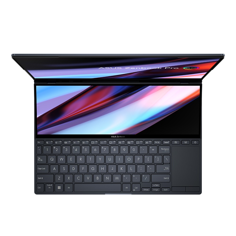 โน๊ตบุ๊ค Asus Zenbook Pro 14 Duo OLED UX8402ZE-M3701WS Tech Black