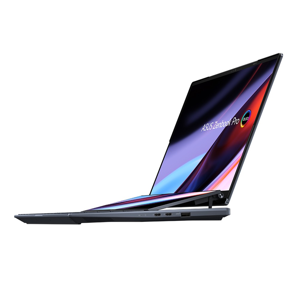 โน๊ตบุ๊ค Asus Zenbook Pro 14 Duo OLED UX8402ZE-M3701WS Tech Black