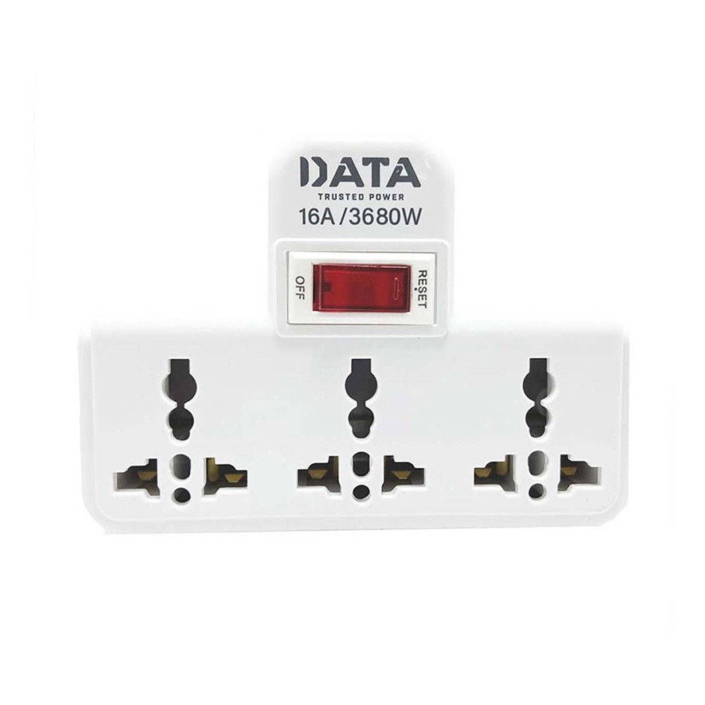 หัวแปลงปลั๊ก DATA Adapter 3 Way 1 Switch (AD265)