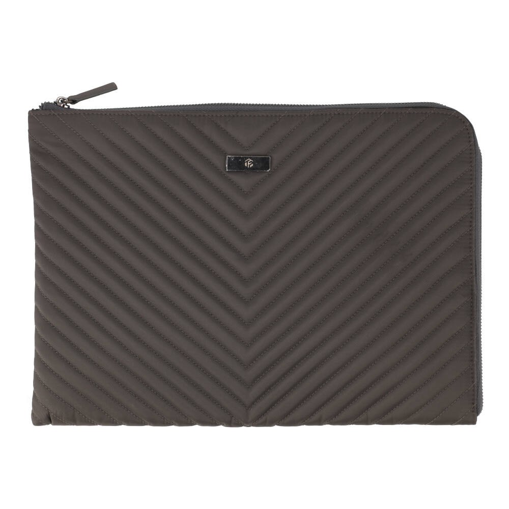 TECHPRO Sleeve MacBook/Laptop 13-14 inch Quilted Nylon Grey