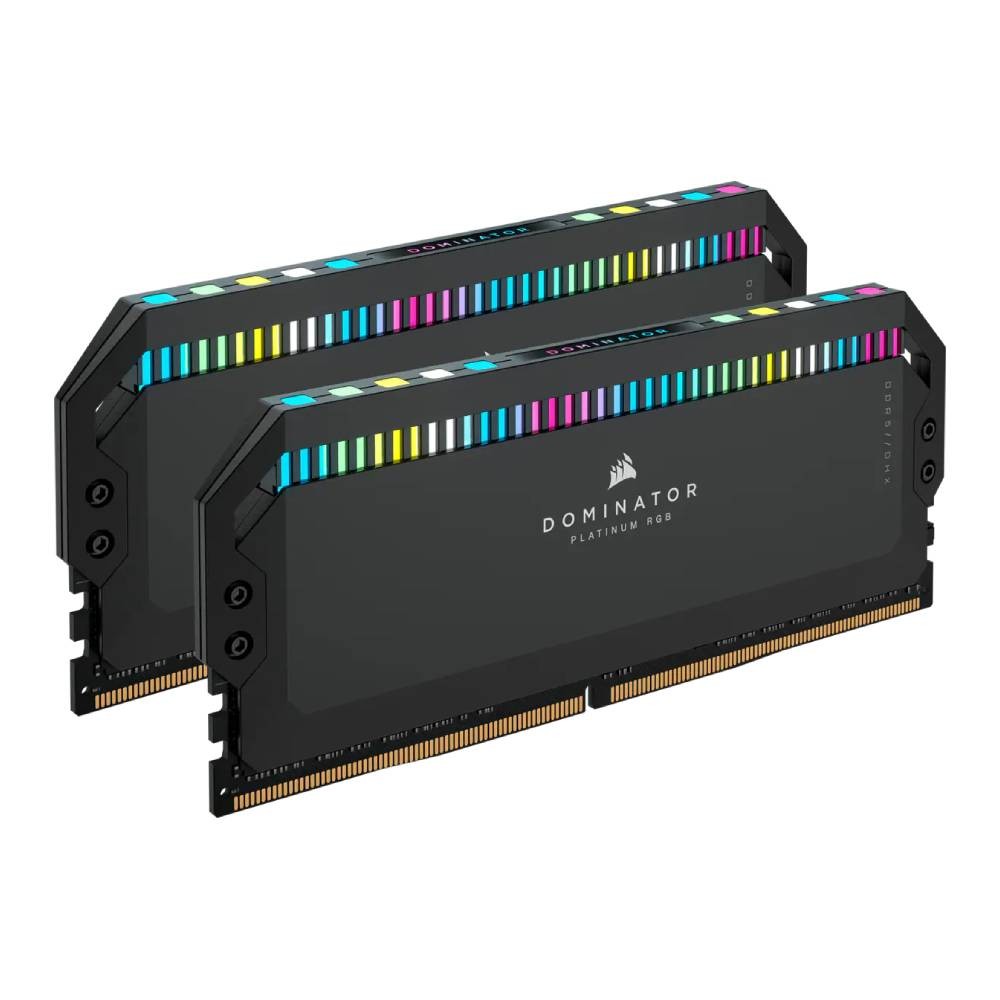 แรมพีซี Corsair DDR5 32GB/6200MHz.CL36 (16GBx2) Dominator Platinum RGB (Black)