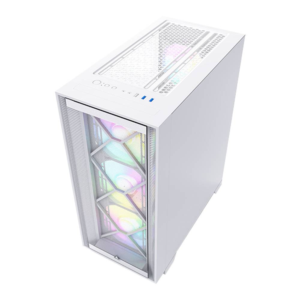 เคสคอมพิวเตอร์ Montech Computer Case AIR 1000 Premium White ARGB