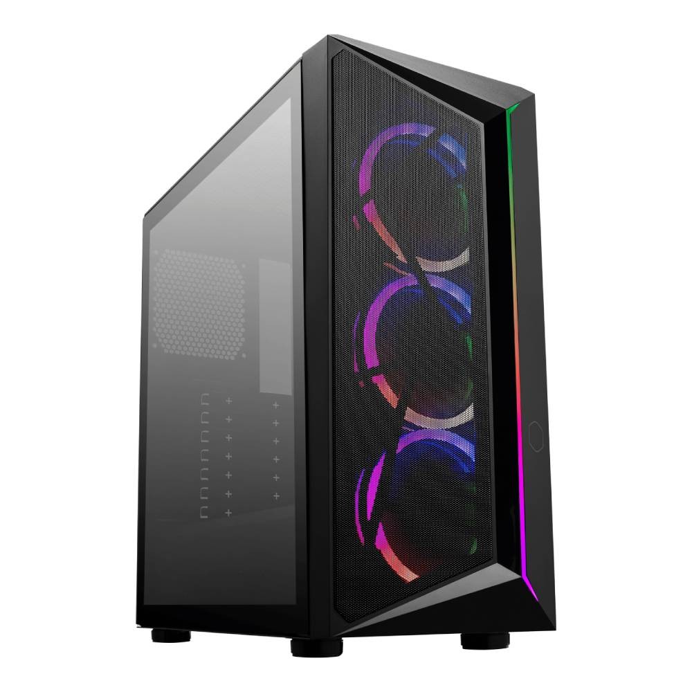 เคสคอมพิวเตอร์ Cooler Master Computer Case CMP510 ARGB Black