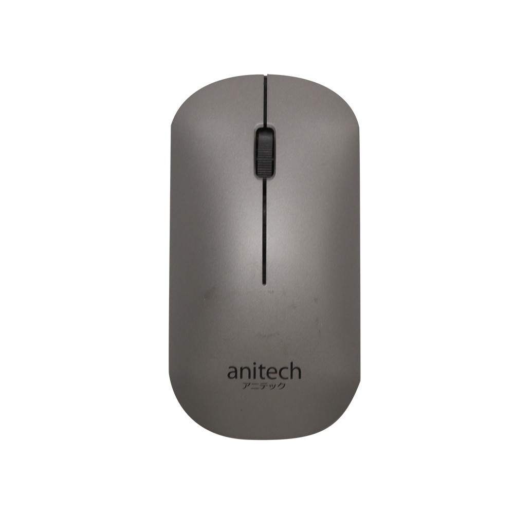 เมาส์ไร้สาย Anitech Bluetooth and Wireless Rechargeable Mouse (W232) Gray