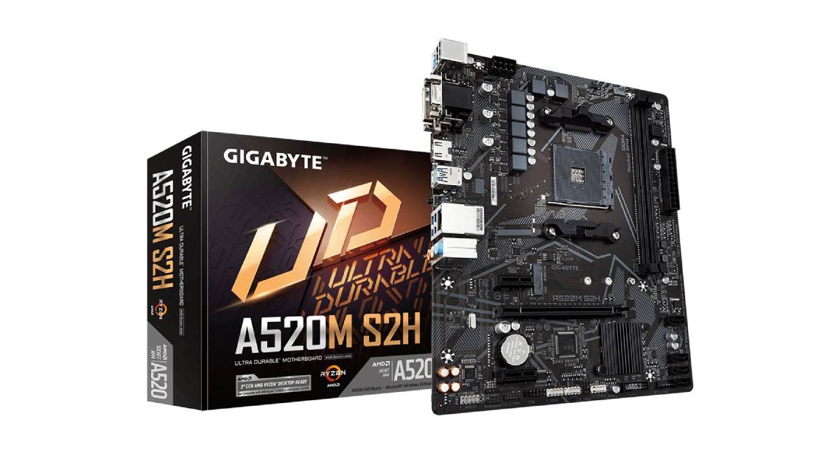 เมนบอร์ด Gigabyte Mainboard A520m S2h Rev11 Ddr4 Am4