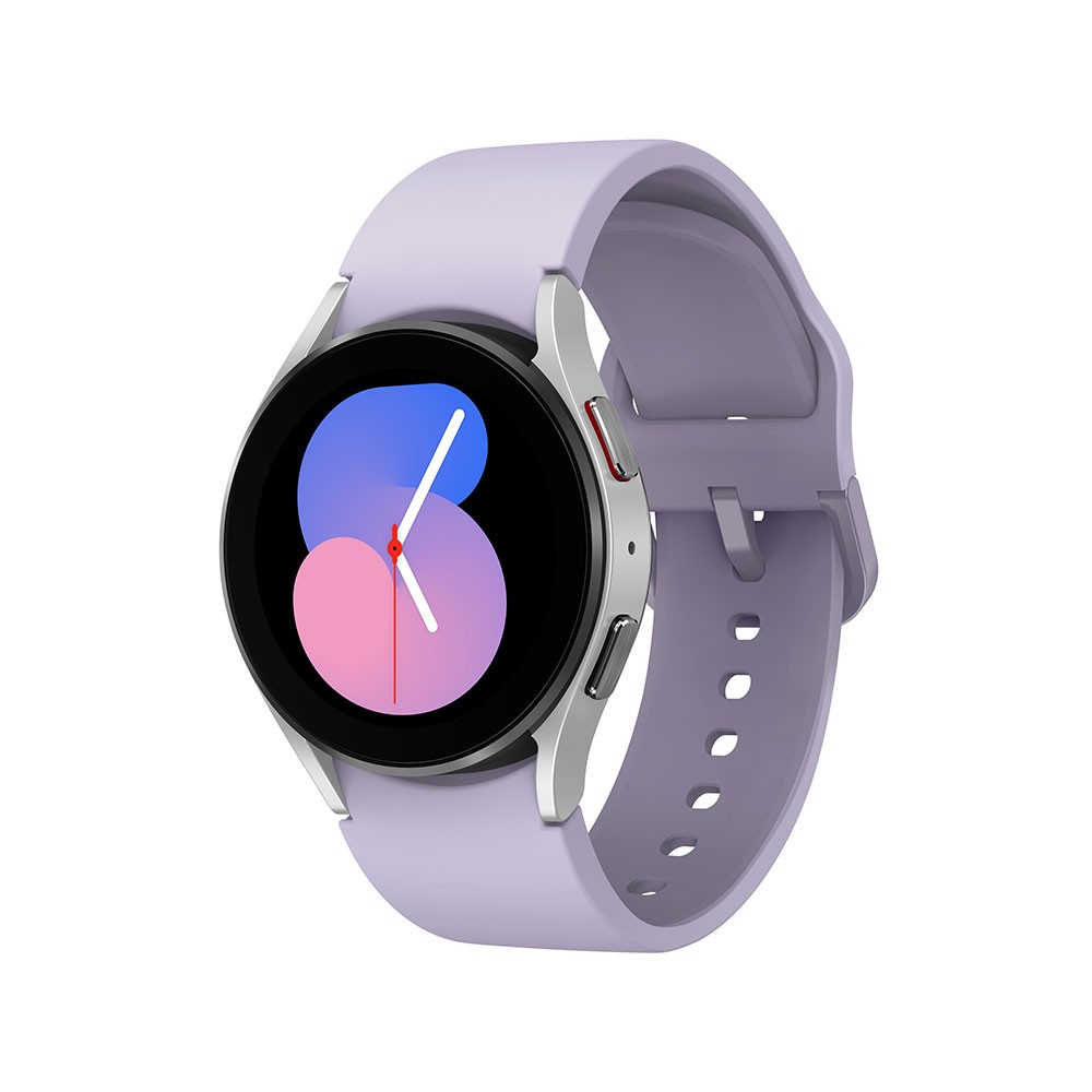 สมาร์ทวอทช์ Samsung Galaxy Watch5 44mm (Bluetooth) Silver (Purple Strap)