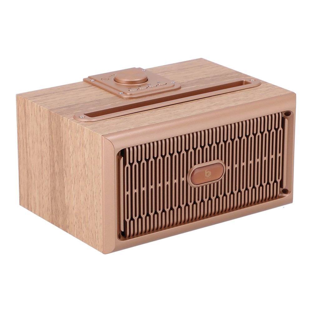 ลำโพงบลูทูธ Blue Box Bluetooth Speaker Light wood G2