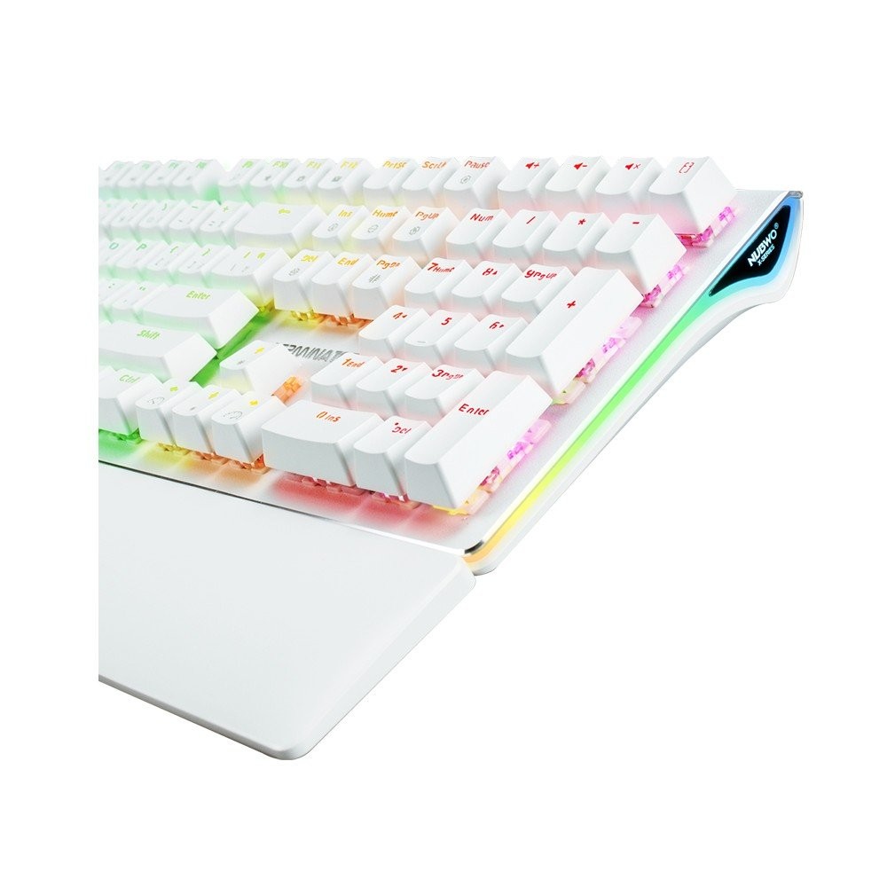 คีย์บอร์ดเกมมิ่ง Nubwo Gaming Keyboard Terminator X30 White