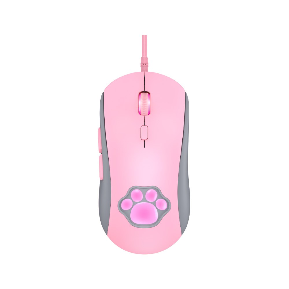 เมาส์เกมมิ่ง Onikuma Gaming Mouse Neko Pink