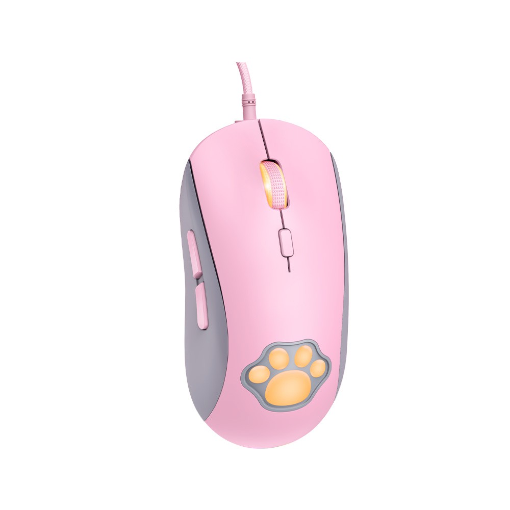 เมาส์เกมมิ่ง Onikuma Gaming Mouse Neko Pink
