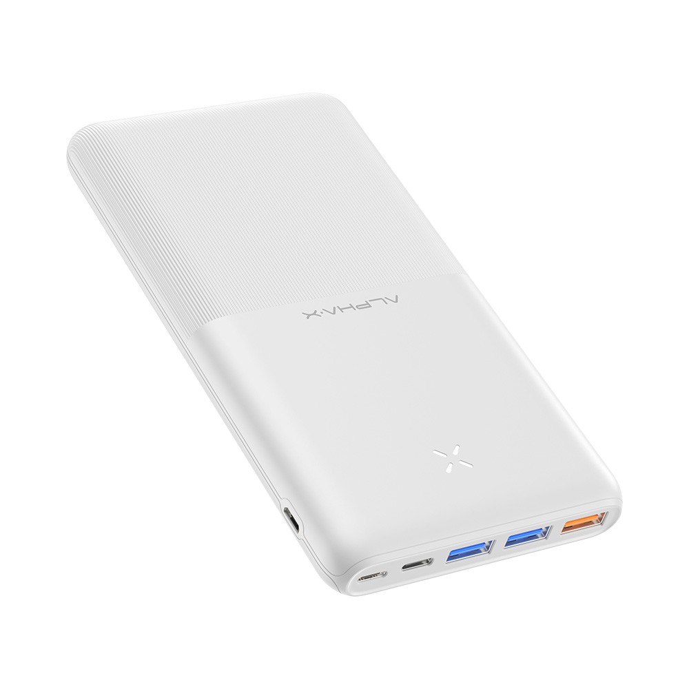 พาวเวอร์แบงค์ ALPHA ความจุ 20,000 mAh B20PD White