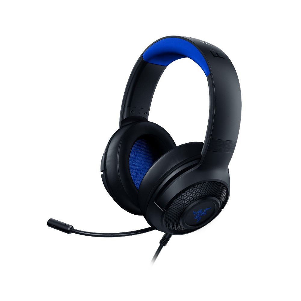  razer gaming headset kraken x for console black blue