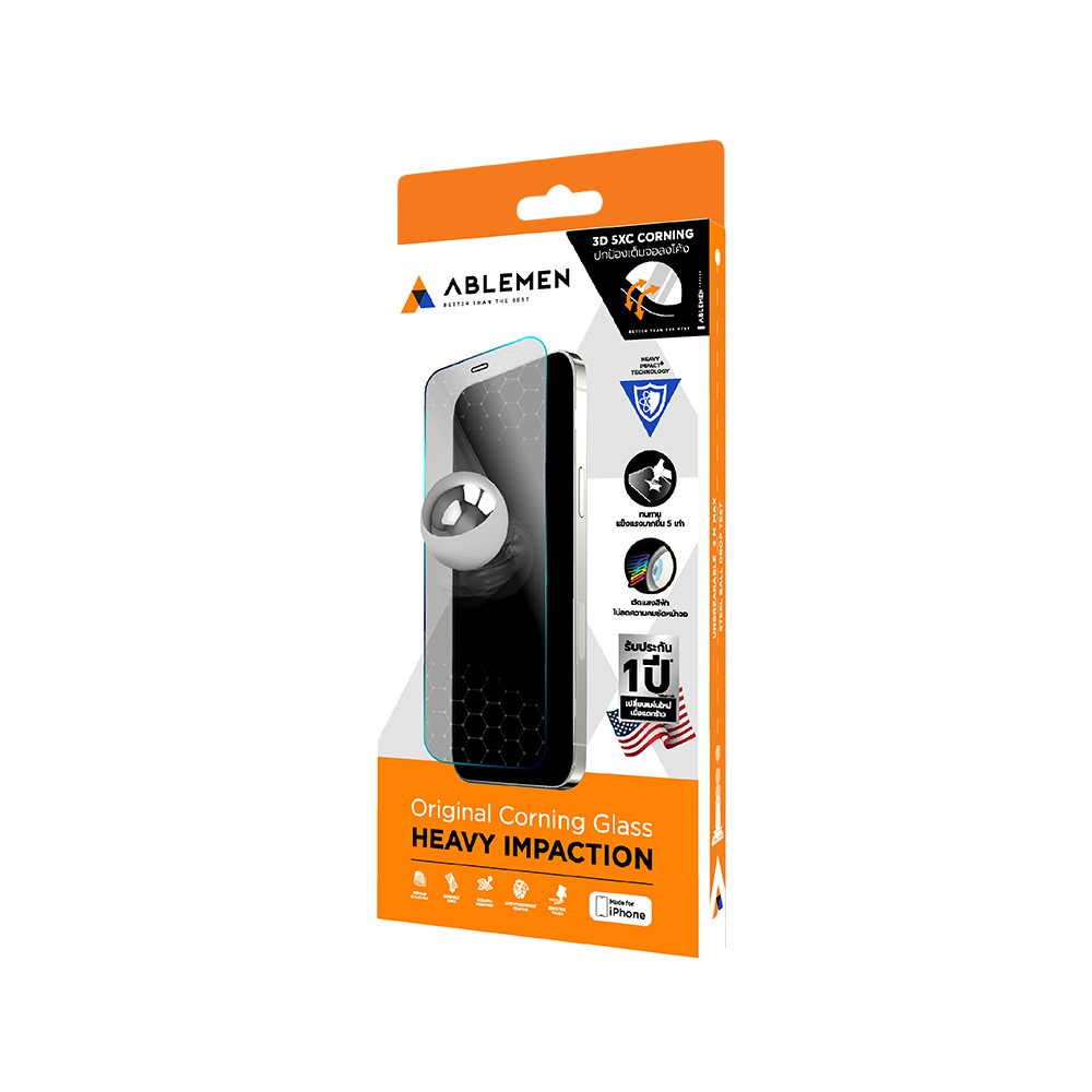 ฟิล์มกันรอย Ablemen BLC iPhone 14 Pro Max 3D 5XC