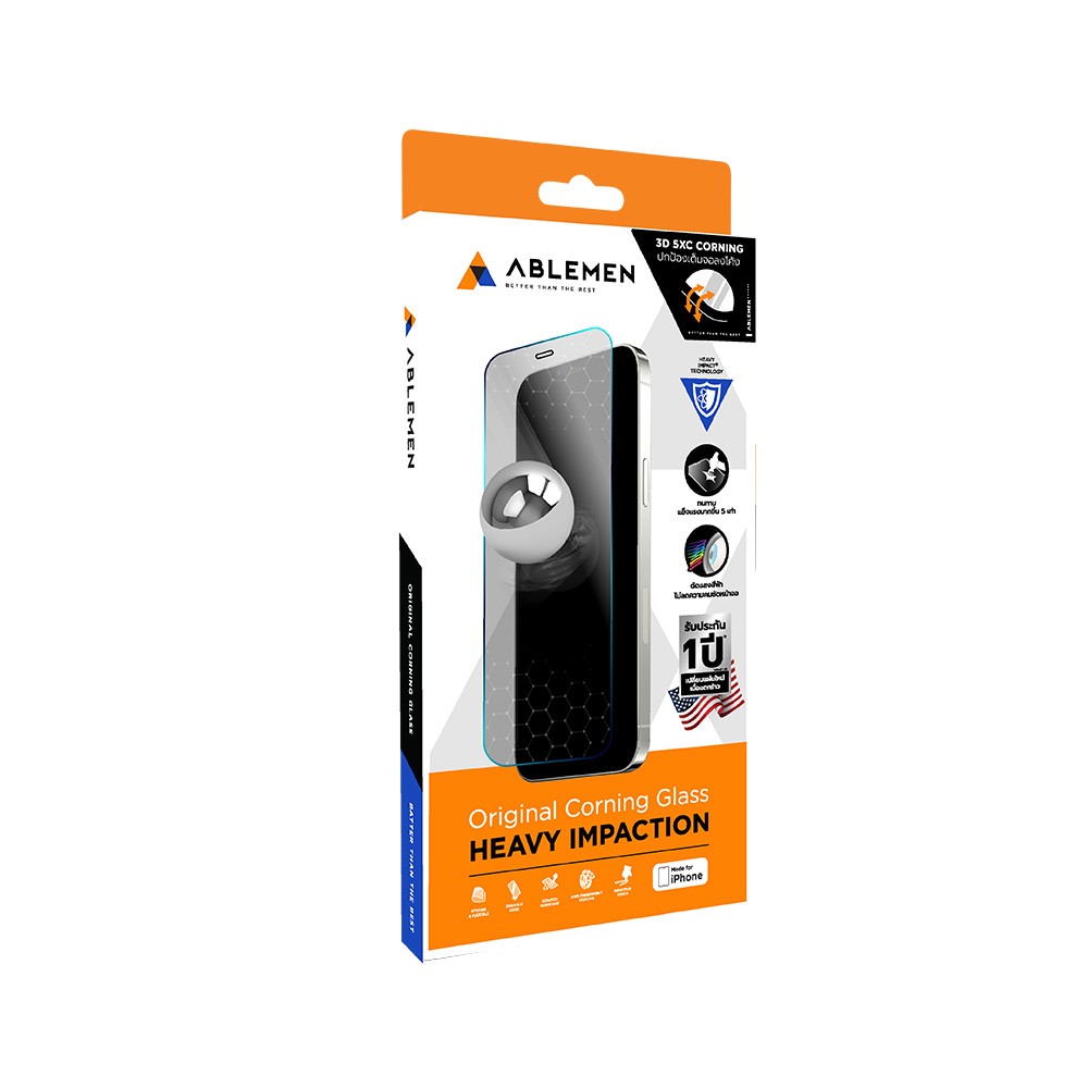 ฟิล์มกันรอย Ablemen BLC iPhone 14 Pro Max 3D 5XC