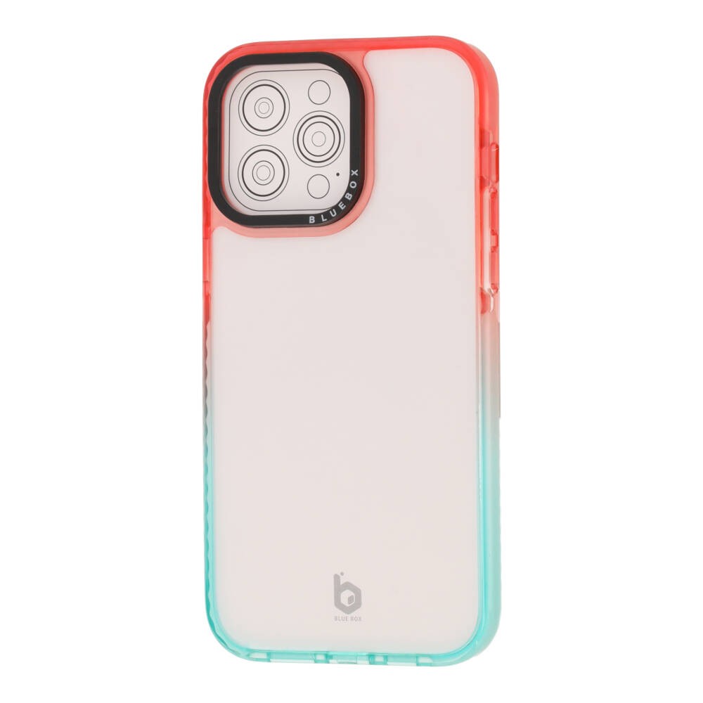 Blue Box เคส iPhone 14 Pro Max Blue/Orange Shading with black camera frame