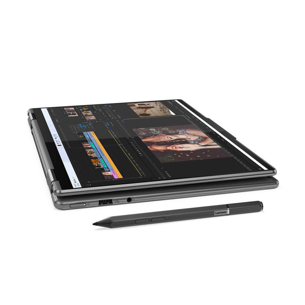 โน๊ตบุ๊ค Lenovo Yoga 7 14IAL7-82QE003LTA Storm Gray