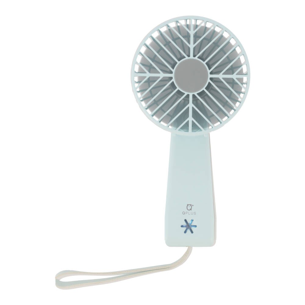 พัดลมพกพา QPLUS Foldable Handheld Fan Blue