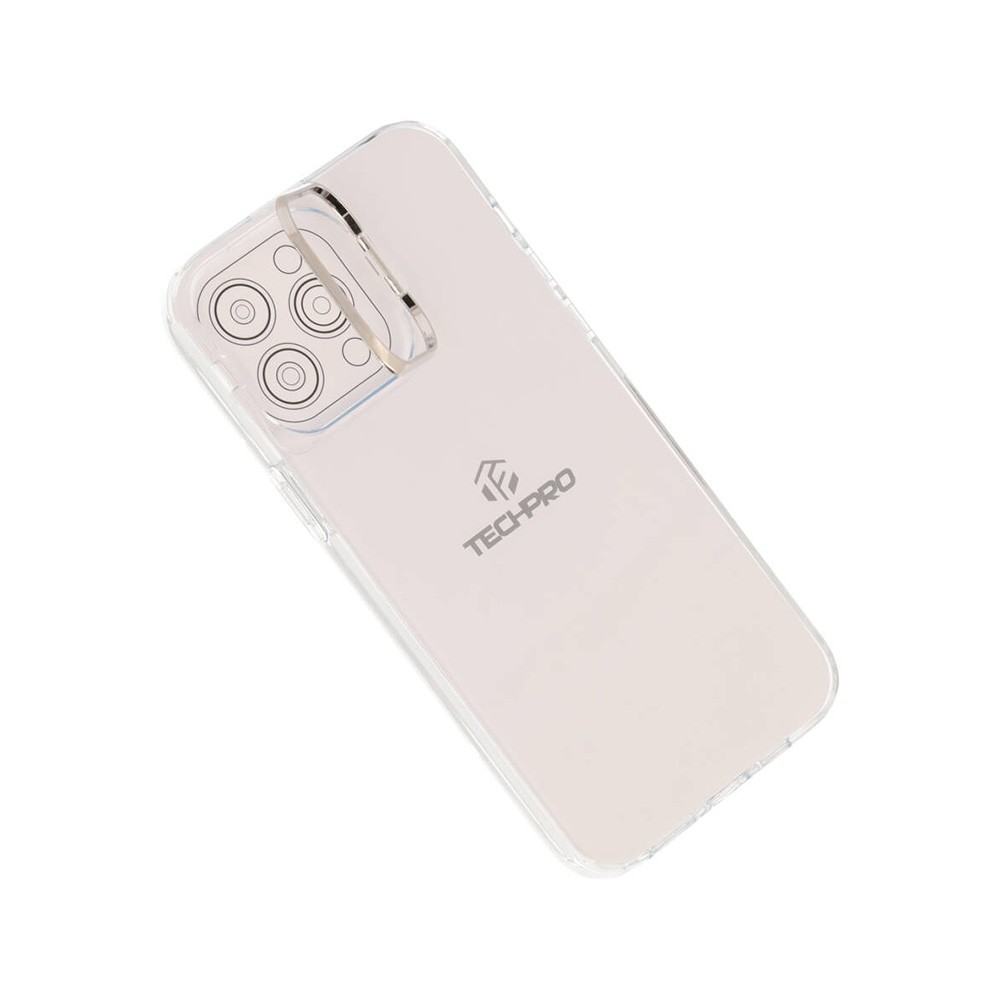 TECHPRO Case iPhone 14 Pro Max TPU Transparent with Camera Stand เคส