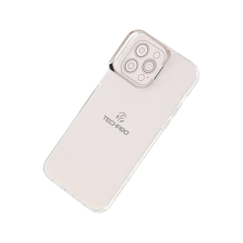 TECHPRO Case iPhone 14 Pro Max TPU Transparent with Camera Stand เคส