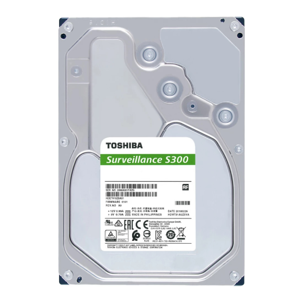 ฮาร์ดดิสก์ Toshiba HDD 4TB 5400rpm 128MB S300 - 3 Year