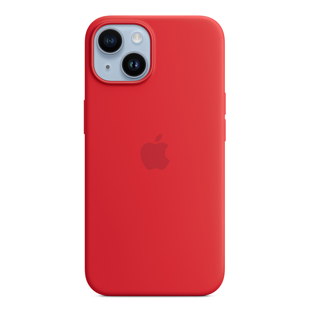 เคสซิลิโคน Apple Iphone 14 Silicone Case With Magsafe Product Red