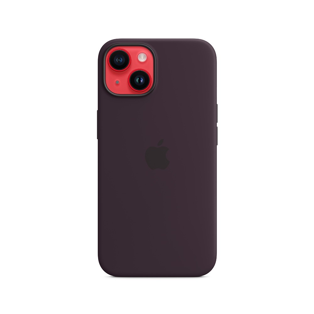 เคสซิลิโคน Apple iPhone 14 Plus Silicone Case with MagSafe Elderberry