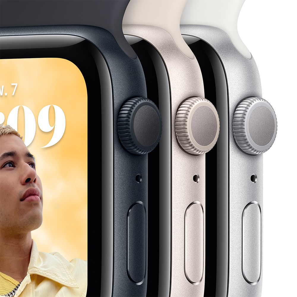 Apple Watch SE GPS 40mm Starlight Aluminium Case with Starlight Sport Band