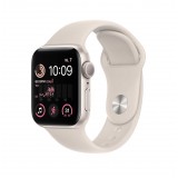Apple Watch SE Starlight Aluminium Case with Sport Band (New)