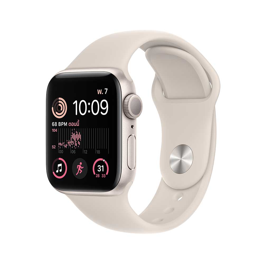 Apple Watch SE GPS 40mm Starlight Aluminium Case With Starlight Sport Band apple-watch-se-gps-40mm-starlight-aluminium-case-with-starlight-sport-band
